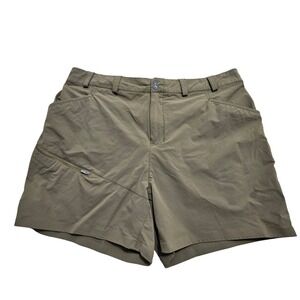 Alaskan Hardgear Duluth Trading Co Womens 18 Hiking Shorts Olive Green 91420